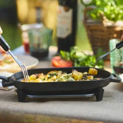 Sizzlerpanne, støpejern