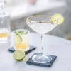 Skifer glassunderlag 6-pakning