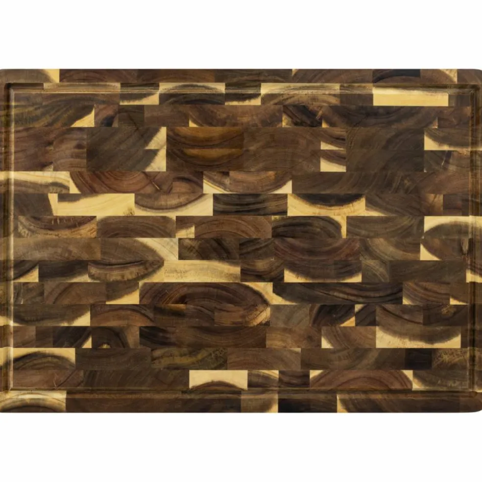 Skjærebrett L 48x32x3,5 cm, akasietre