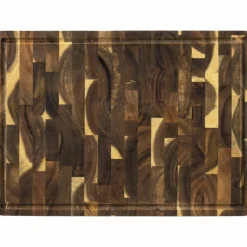 Skjærebrett L 48x32x3,5 cm, akasietre