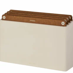 Skjærefjølholder med 4 skjærefjøler, sand