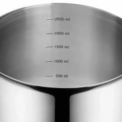 Skål for Elvisp 2,5L/18,5cm med sprutbeskyttelse, Rustfritt stål