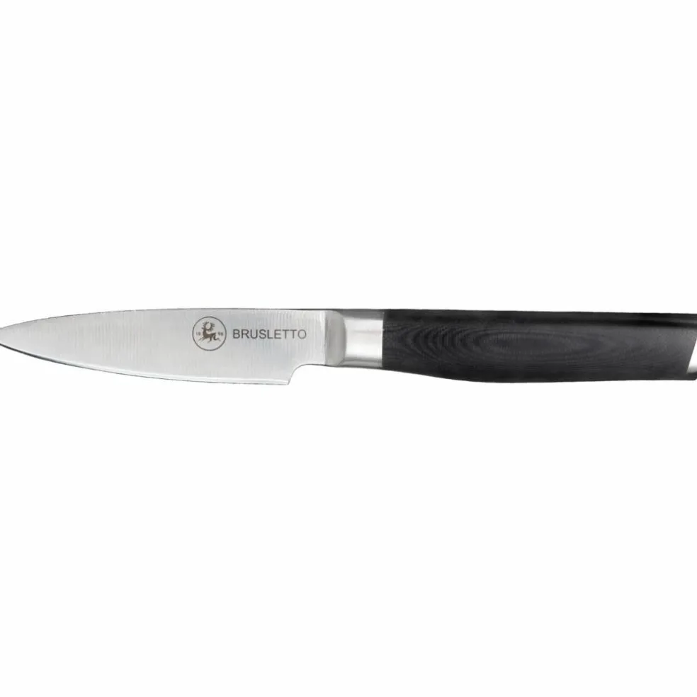 Skrellekniv, 9 cm, svart