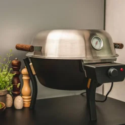 48SL elektrisk grill, svart