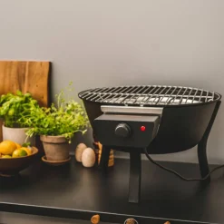 48SL elektrisk grill, svart