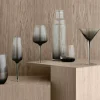 Smoke' Munnblåst rødvinsglass