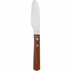 Smørkniv 22 cm, rustfritt stål/tre