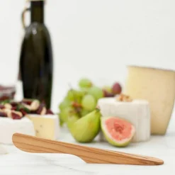Smør & ostehøvel frittstående, oliven tre