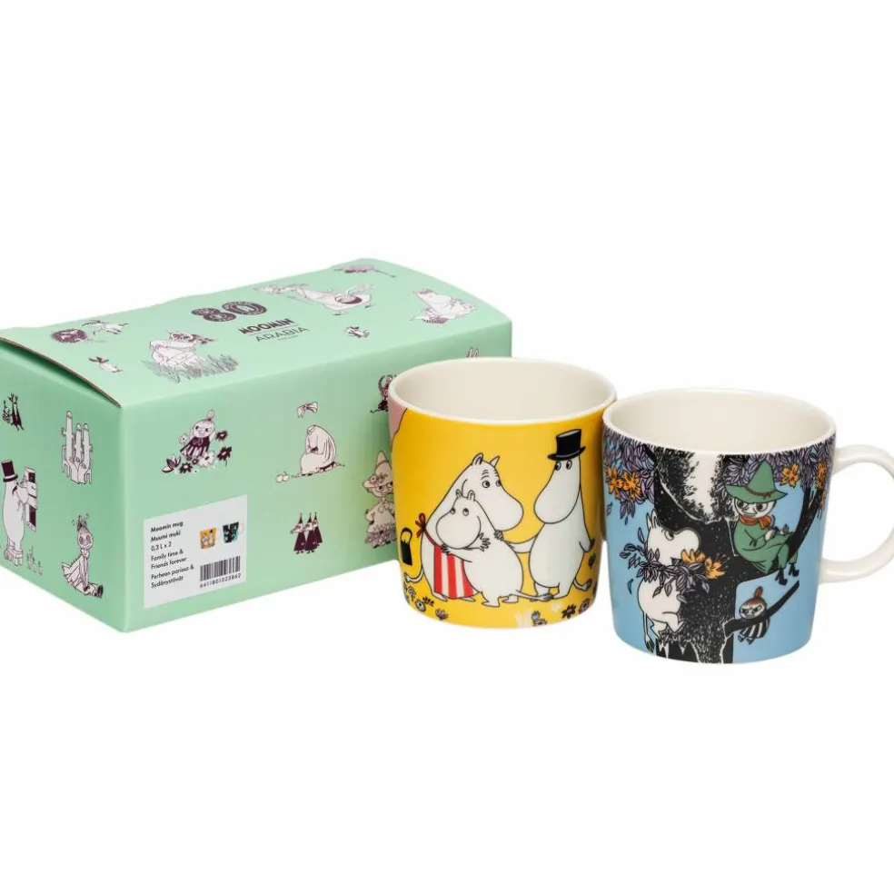 Snorkfrøken & Mummitrollet kopp 2-pakning, 0,3 liter