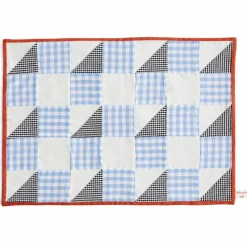 Sobremesa bordbrikke, check blue