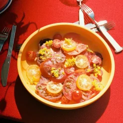 Sobremesa serveringsskål, stor, gul