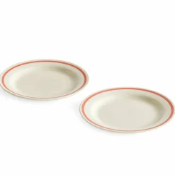 Sobremesa tallerken 18,5 cm, 2-pakning, rød