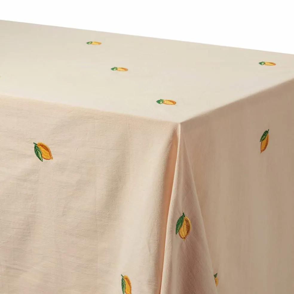 Soda Lemon duk 330×145 cm, beige