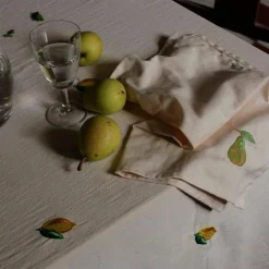 Soda Lemon duk 330×145 cm, beige
