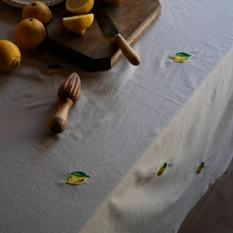Soda Lemon duk 330×145 cm, beige