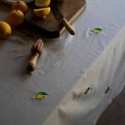 Soda Lemon duk 180×145 cm, beige