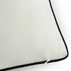 Soft pute 50 x 50 cm, offwhite/svart