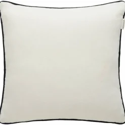 Soft pute 50 x 50 cm, offwhite/svart
