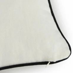 Soft pute 40 x 60 cm, offwhite/svart