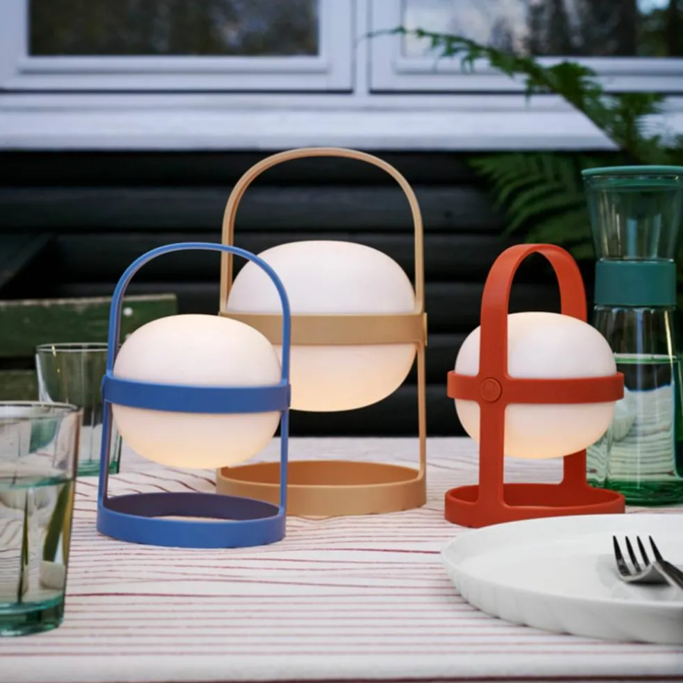 Soft Spot Solar Circular lampe 18,5 cm, terracotta