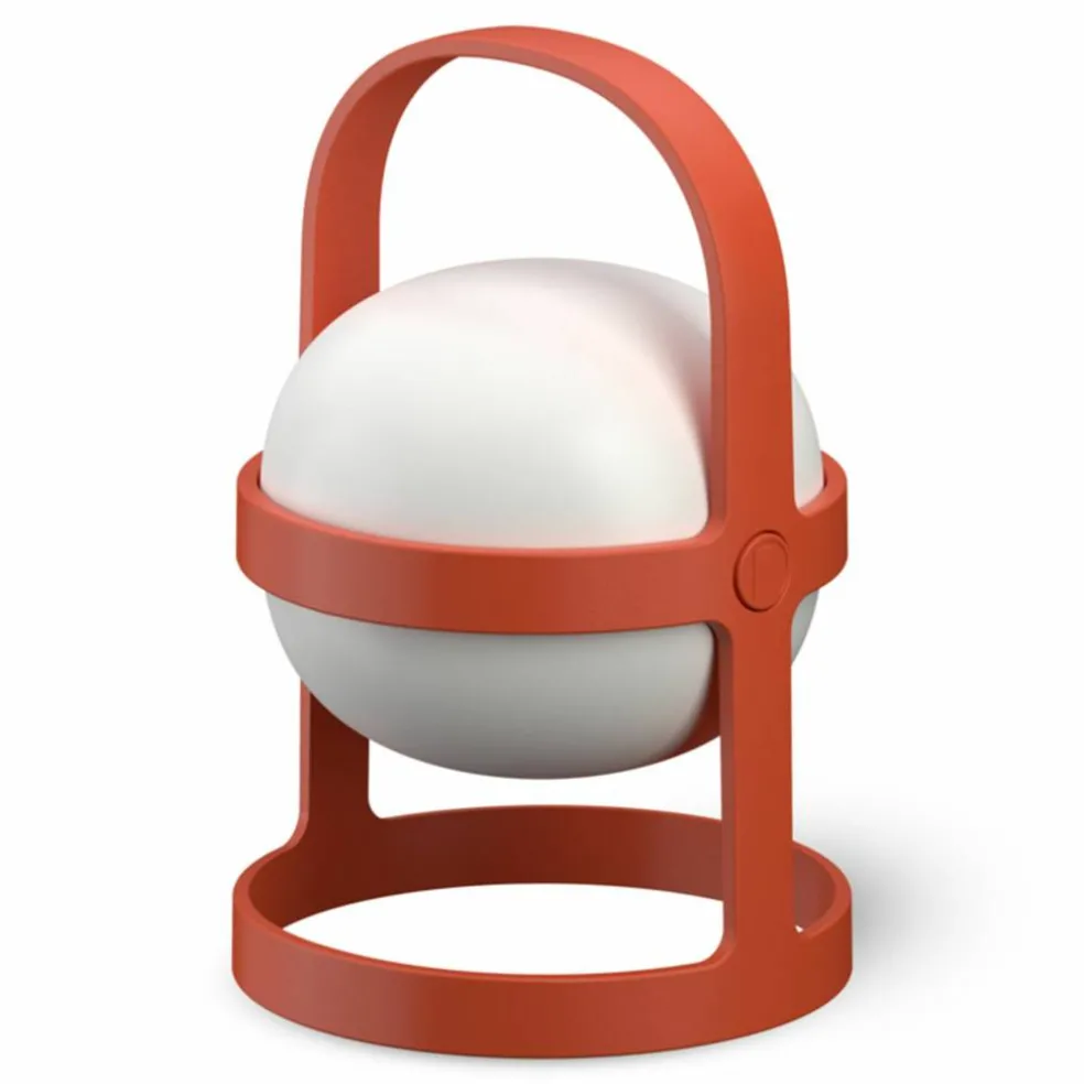 Soft Spot Solar Circular lampe 18,5 cm, terracotta