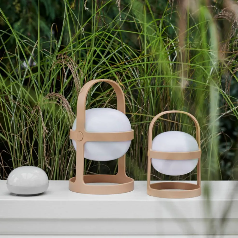 Soft Spot Solar Circular lampe 18,5 cm, terracotta
