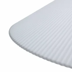 Solid taklampe 44 cm, sand/hvit
