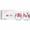 Sommersonett Nr. 3 & 4 vattenglass, 2-pakning