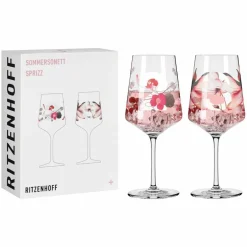 Sommersonett vinglass, 2 stk, #7&8