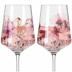 Sommersonett vinglass, 2 stk, #7&8