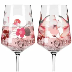 Sommersonett vinglass, 2 stk, #5&6