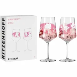 Sommersonett vinglass, 2 stk, #5&6