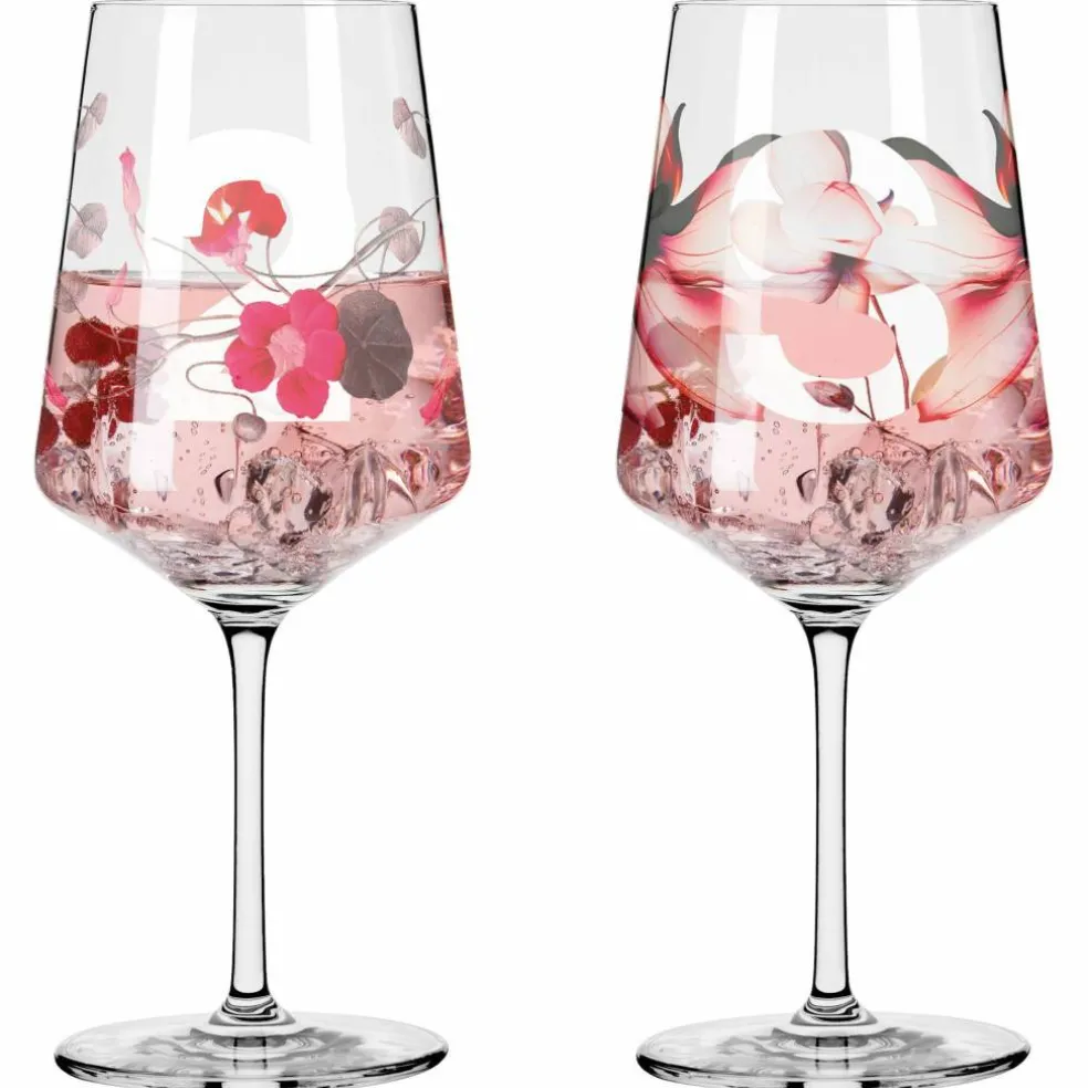Sommersonett vinglass, 2 stk, #3&4