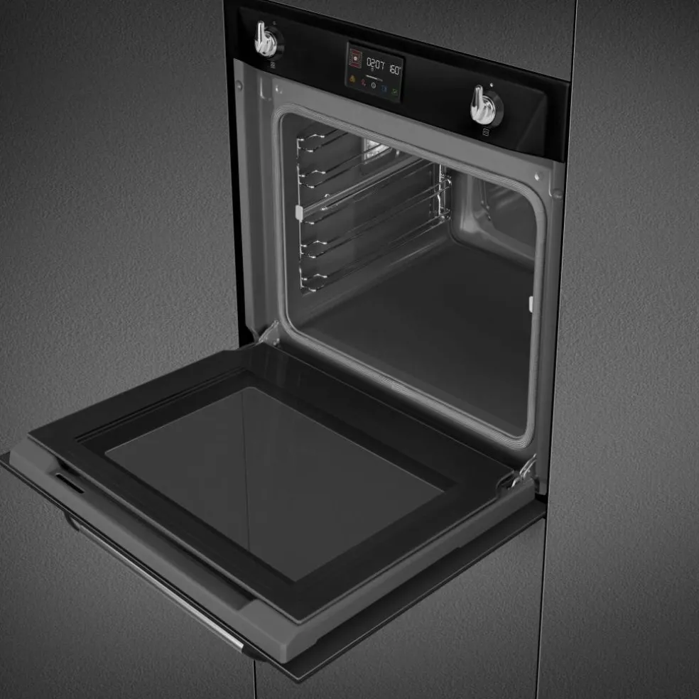 SOP6902S2P innbygget ovn, 68 liter, creme