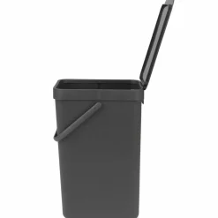 Sort & Go avfallsbøtte 6 liter, mørkegrå