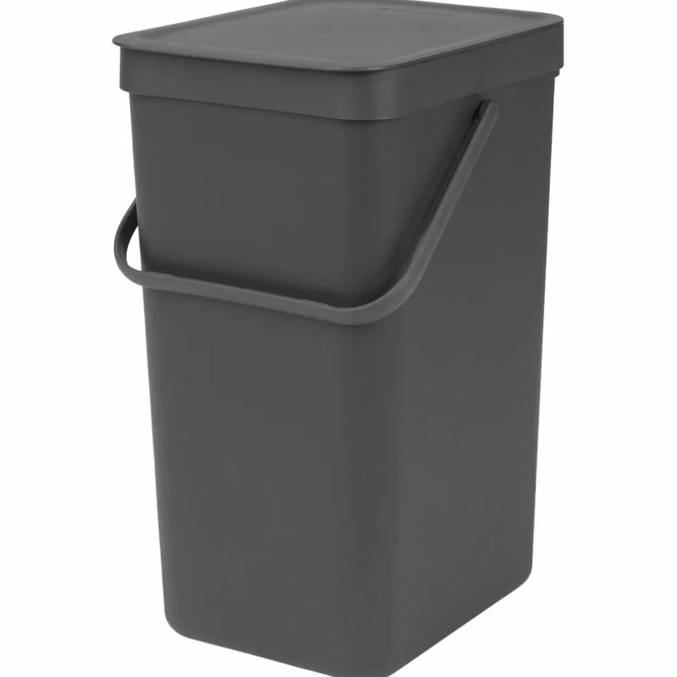 Sort & Go avfallsbøtte 6 liter, mørkegrå