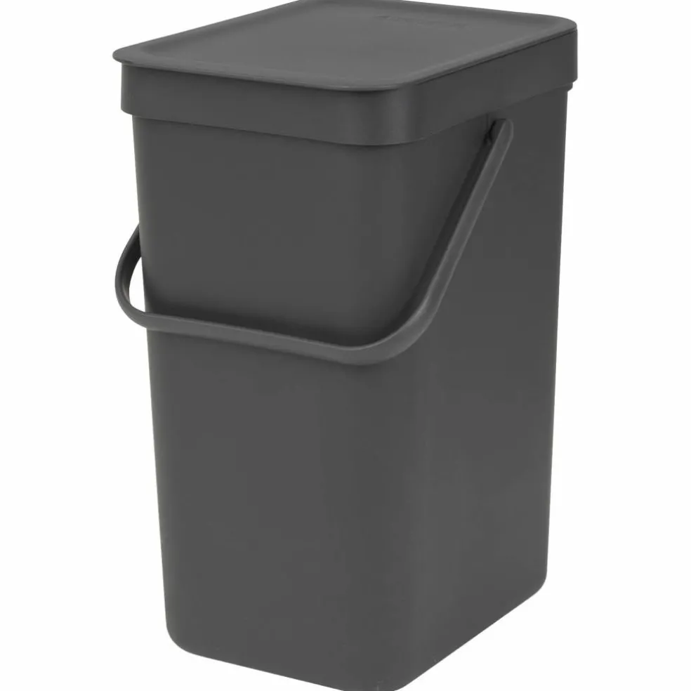 Sort & Go avfallsbøtte 6 liter, mørkegrå