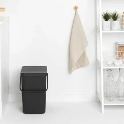 Sort & Go avfallsbøtte 3 liter, mørkegrå