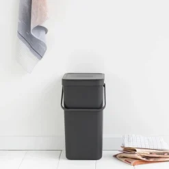 Sort & Go avfallsbøtte 3 liter, mørkegrå