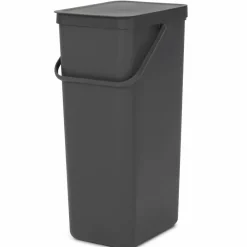 Sort & Go avfallsbøtte 3 liter, mørkegrå