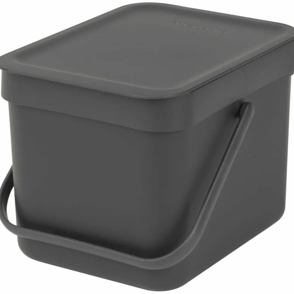 Sort & Go avfallsbøtte 25 liter, mørkegrå