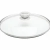 Specialties Lokk 18 cm Glass med Stålknopp