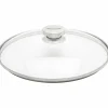 Specialties Lokk 32 cm Glass med Stålknopp