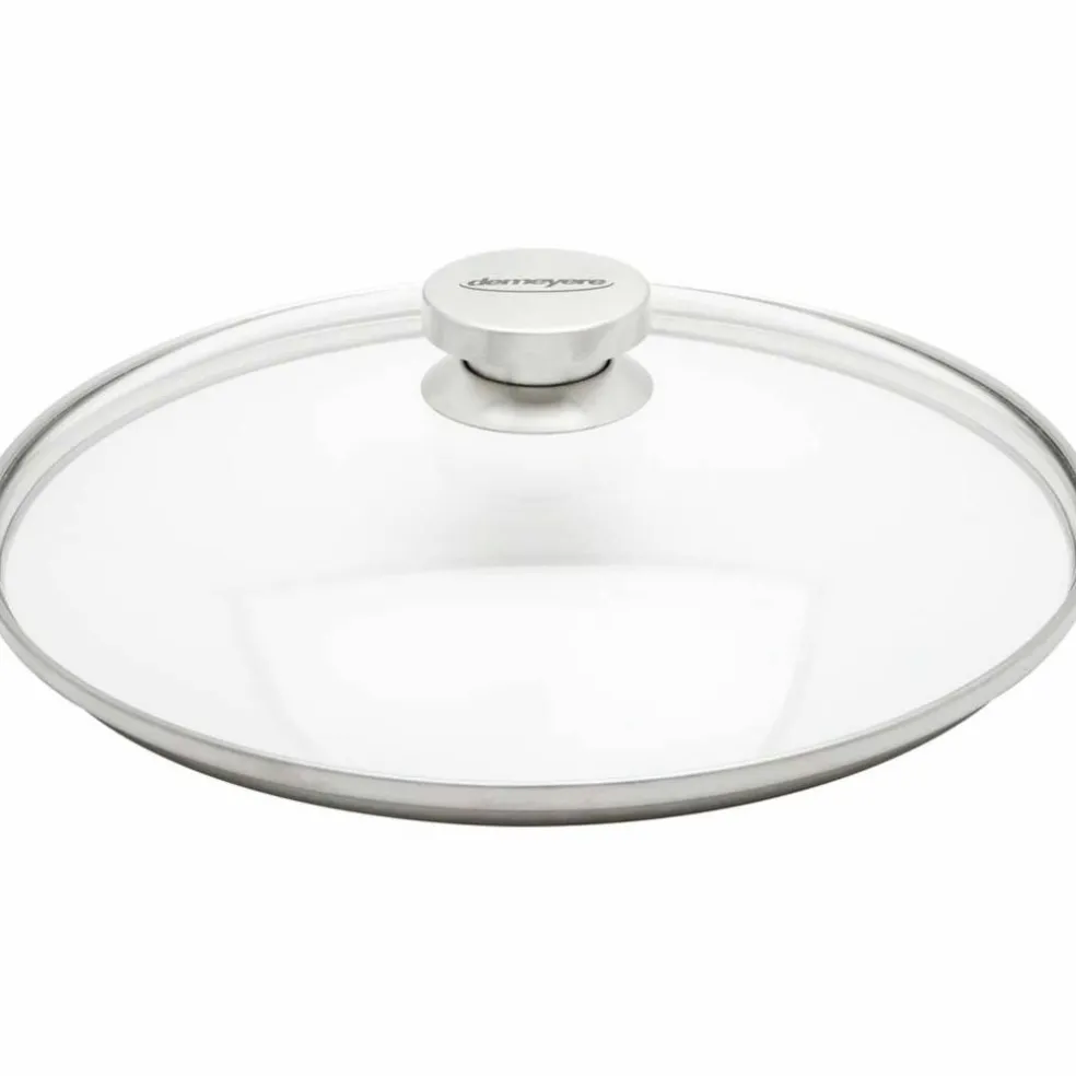 Specialties Lokk 32 cm Glass med Stålknopp