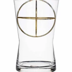 Sphere vase, medium, rustfritt stål, gullbelagt