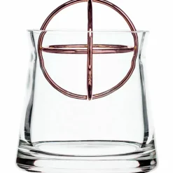 Sphere vase, small, rustfritt stål, kobberbelagt