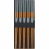 Spisepinner, 5 par, grey