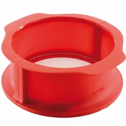 Springform med fat 15 cm, rød