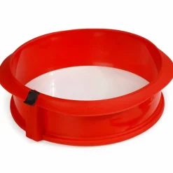 Springform med fat 15 cm, rød