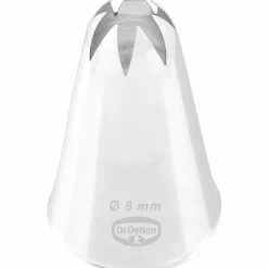 Sprøyteposetipp Stjerne Lukket 6 mm